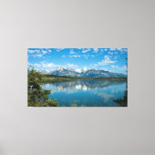 Grant Teton Mountains - Wilde plaatsen Fotografie Canvas Afdruk (Voorkant)