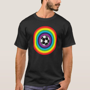 Grant Wahl Rainbow LGBT Rainbow Colors Soccer Foo T-shirt