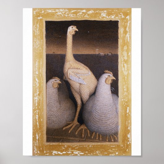 Grant Wood - Adolescentie Poster (Voorkant)