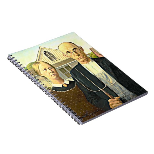 Grant Wood - American Gothic, Notitieboek (Rechterzijde)