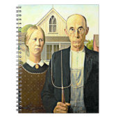 Grant Wood - American Gothic, Notitieboek (Voorkant)