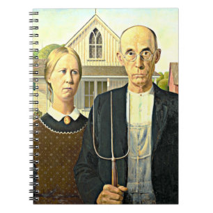 Grant Wood - American Gothic, Notitieboek