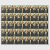 Grant Wood - Amerikaans Gothic Cadeaupapier (Vlak)