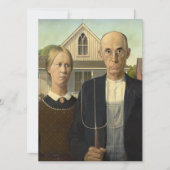 Grant Wood - Amerikaans Gothic Feestdagenkaart (Voorkant)