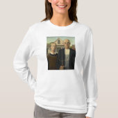 Grant Wood - Amerikaans Gothic T-shirt (Voorkant)