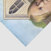 Grant Wood | Amerikaanse Gothic (1930) Tissuepapier (Detail)