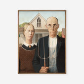 Grant Wood Amerikaanse Gotische Schilderkunst Prin Poster
