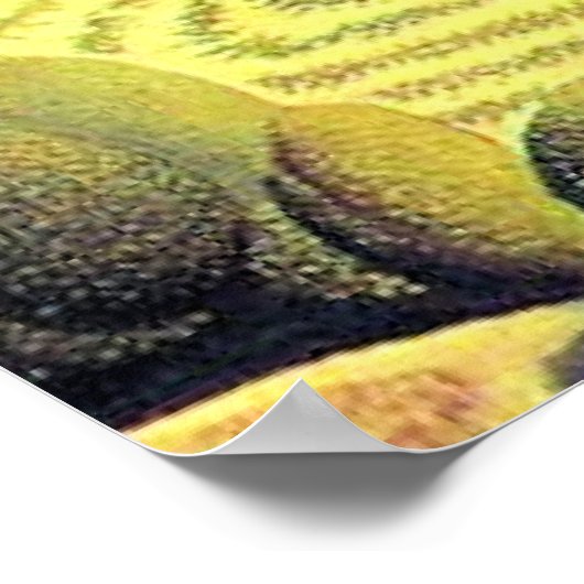 Grant Wood artwork, Young Corn, Poster (Hoek)