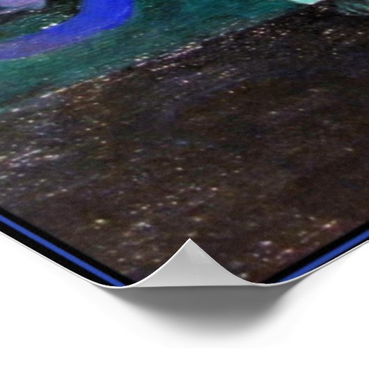 Grant Wood - Calendulas, bloemschilderij Poster (Hoek)