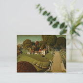 Grant Wood - De geboorteplaats van Herbert Hoover Briefkaart (Staand voorkant)