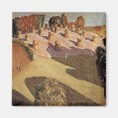 Grant Wood - Iowa Landschap Magneet (Voorkant)