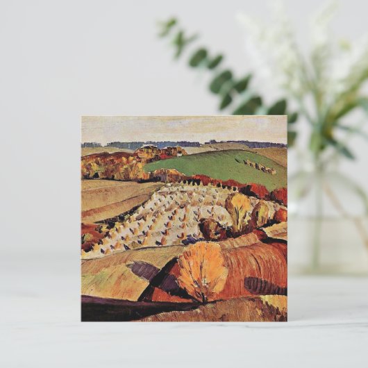 Grant Wood, landschap Kaart (Staand voorkant)