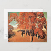 Grant Wood, lenteik Briefkaart (Voorkant / Achterkant)