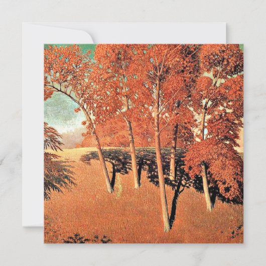 Grant Wood, lenteik Kaart (Voorkant)