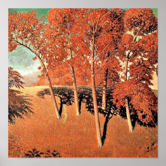 Grant Wood, lenteik Poster (Voorkant)