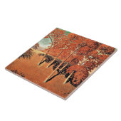 Grant Wood, lenteik Tegeltje (Zijkant)