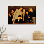 Grant Wood - Sentimentele Ballade Poster (Keuken)