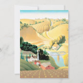 Grant Wood - Stone City, Iowa Kaart (Voorkant)