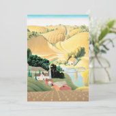 Grant Wood - Stone City, Iowa Kaart (Staand voorkant)