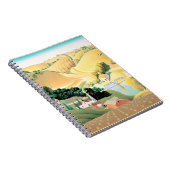 Grant Wood - Stone City, Iowa, mooi kunstschilderi Notitieboek (Rechterzijde)