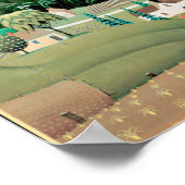 Grant Wood - Stone City, Iowa Poster (Hoek)