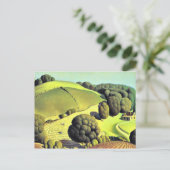 Grant Wood, Young Corn Briefkaart (Staand voorkant)