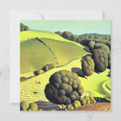 Grant Wood, Young Corn Kaart (Voorkant)