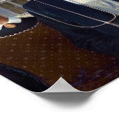 Grant Wood's Amerikaans Gothisch beroemd schilderi Poster (Hoek)