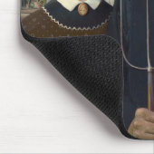 Grant Wood's Amerikaanse Gothic Muismat (Hoek)