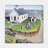 Grant Wood's Arbor Day-kunstwerk, Magneet (Voorkant)