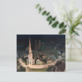 Grant Wood's The Midnight Ride of Paul Revere Briefkaart (Staand voorkant)