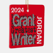 Grant Writer Extraordinaire CUSTOM Keramisch Ornament (Rechts)
