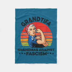 Grantifa Grootmoeders Tegen Fascisme Patriottische Fleece Deken