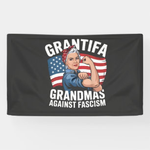 Grantifa oma tegen fascisme Geen koning VS Spandoek