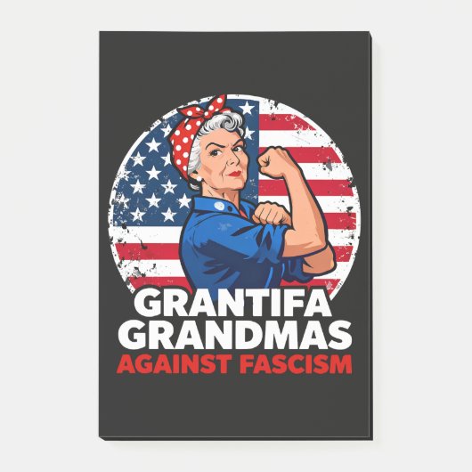 Grantifa Oma's Tegen Fascisme Post-it® Notes (Voorkant)