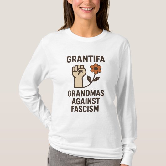 Grantifa – Oma's Tegen Fascisme T-shirt (Voorkant)