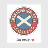 Grantown-on-Spey, Schotland Sticker (Vel)