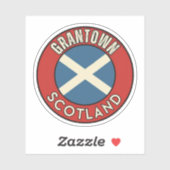Grantown, Schotland Sticker (Vel)