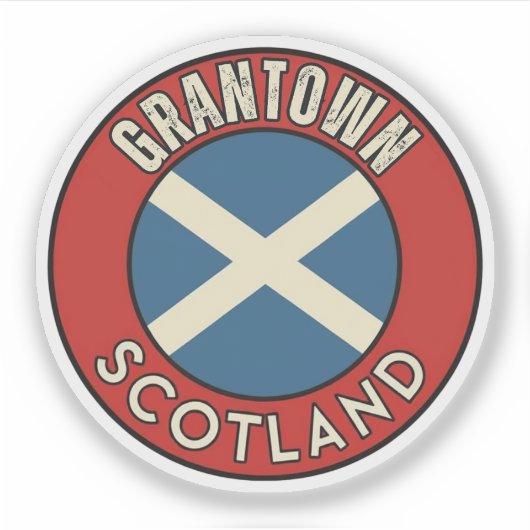 Grantown, Schotland Sticker (Voorkant)