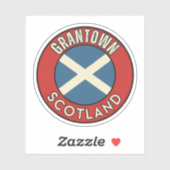 Grantown, Scotland Sticker (Vel)