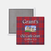 Grant's Old Castle Grant Coffee Co. magneet (Voorkant / Achterkant)