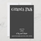 GRANTS PASS KAART (Voorkant)