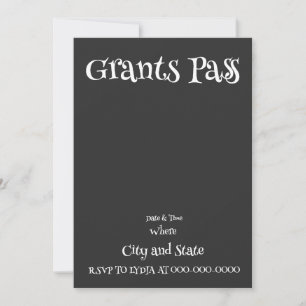 GRANTS PASS KAART