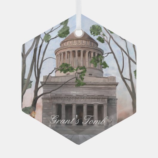Grant's Tomb Glas Ornament (Voorkant)