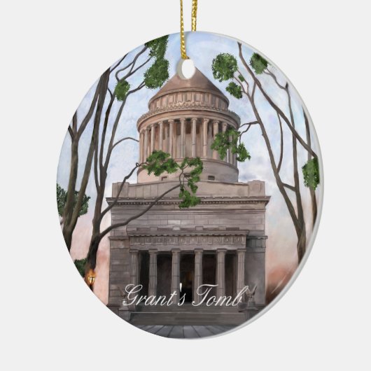 Grant's Tomb Keramisch Ornament (Links)