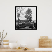 Grant's Wilderness Campaign Wagon Train 1864 Poster (Keuken)