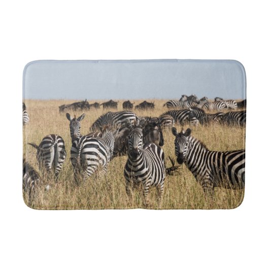 Grant's Zebra Bath Mat (Voorkant)