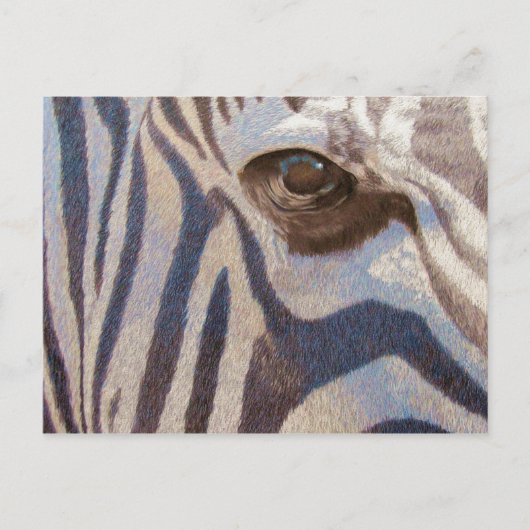 Grant's Zebra Briefkaart (Voorkant)