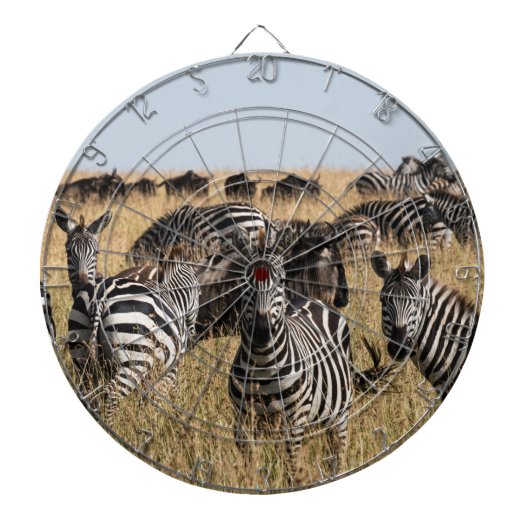 Grant's Zebra Dartbord (Voorkant)