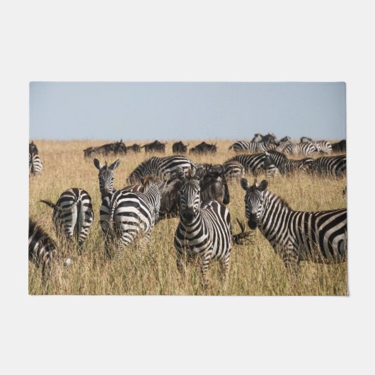 Grant's Zebra Deurmat (Voorkant)